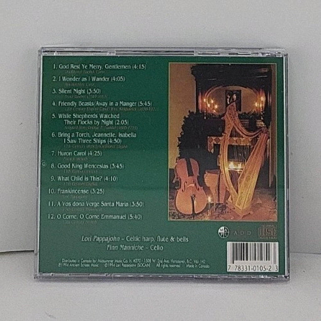 Celtic Harp for Christmas by Lori Pappajohn (CD, Jan-2001, New Sounds Music)