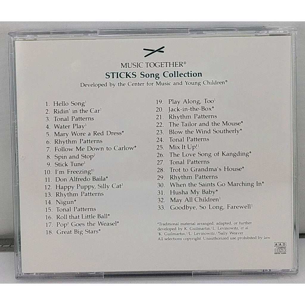 Music Together Sticks CD