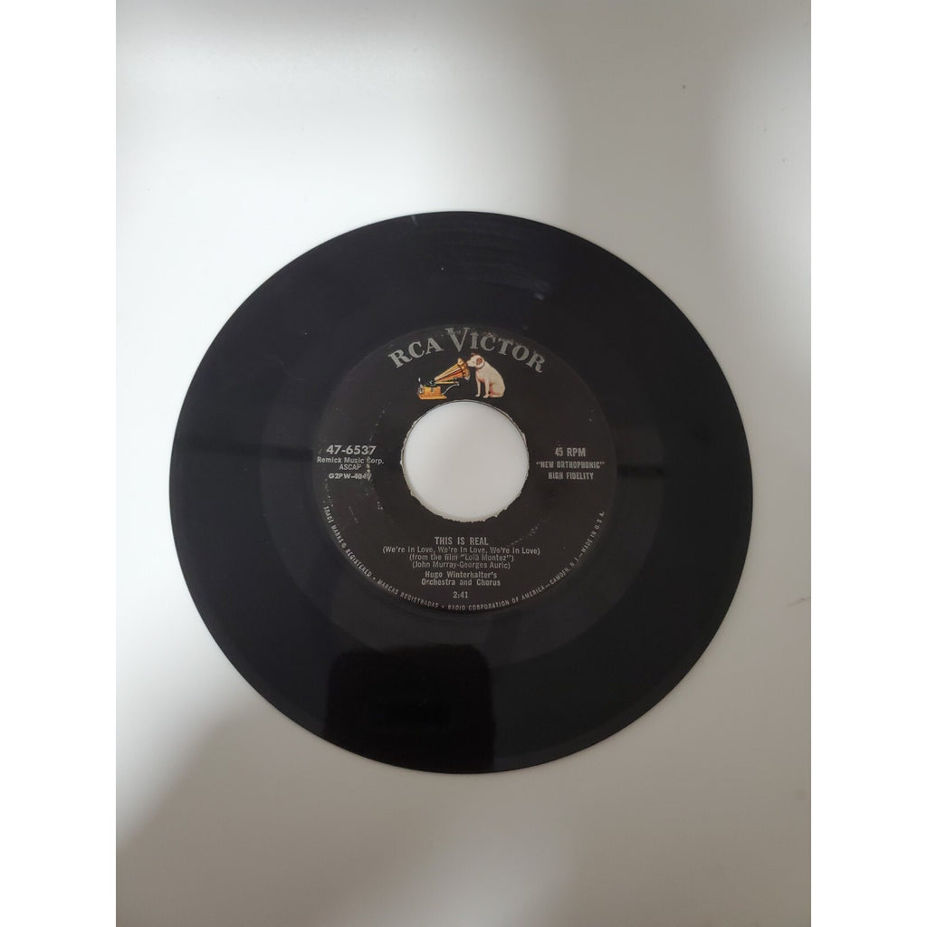 Eddie Heywood - Canadian Sunset/This Real - 45RPM Record - Singles
