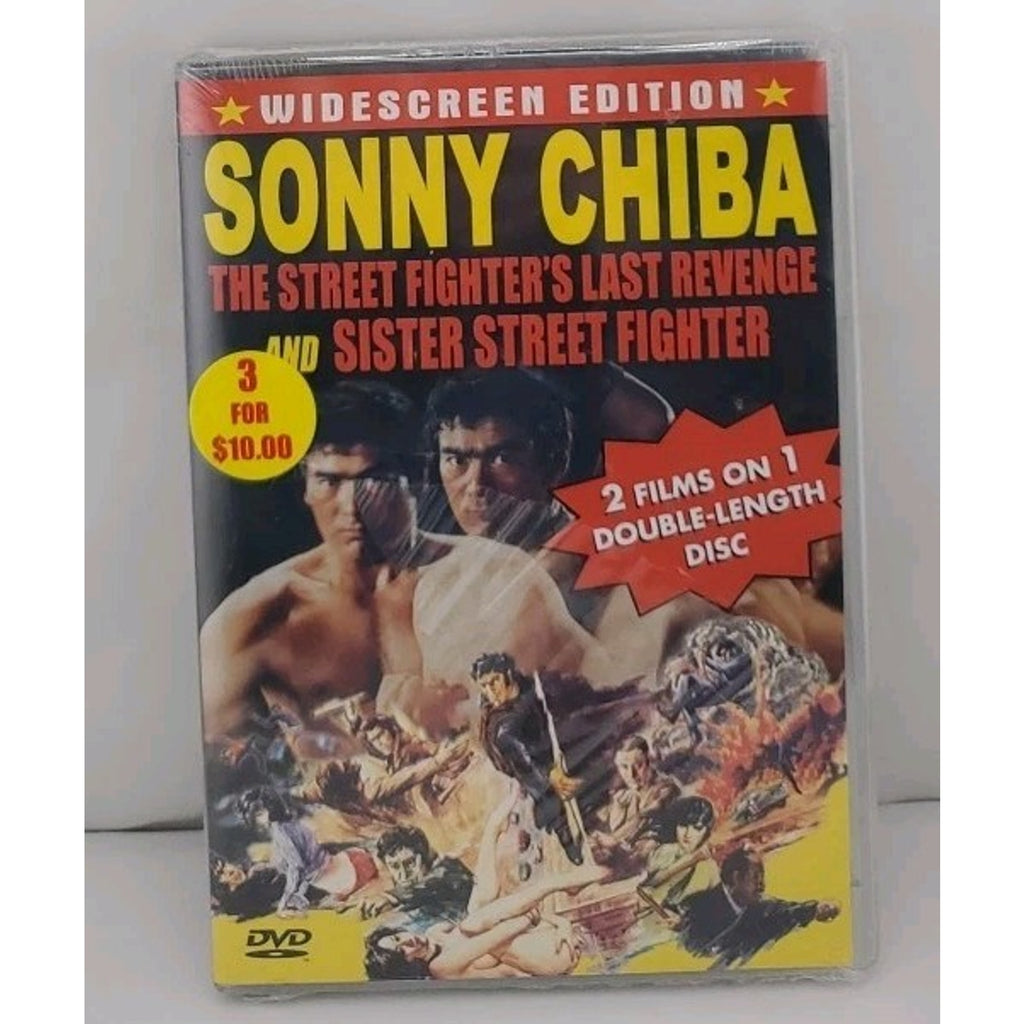 Street Fighter's Revenge & Sister Street Fighter (DVD) *Brand New*