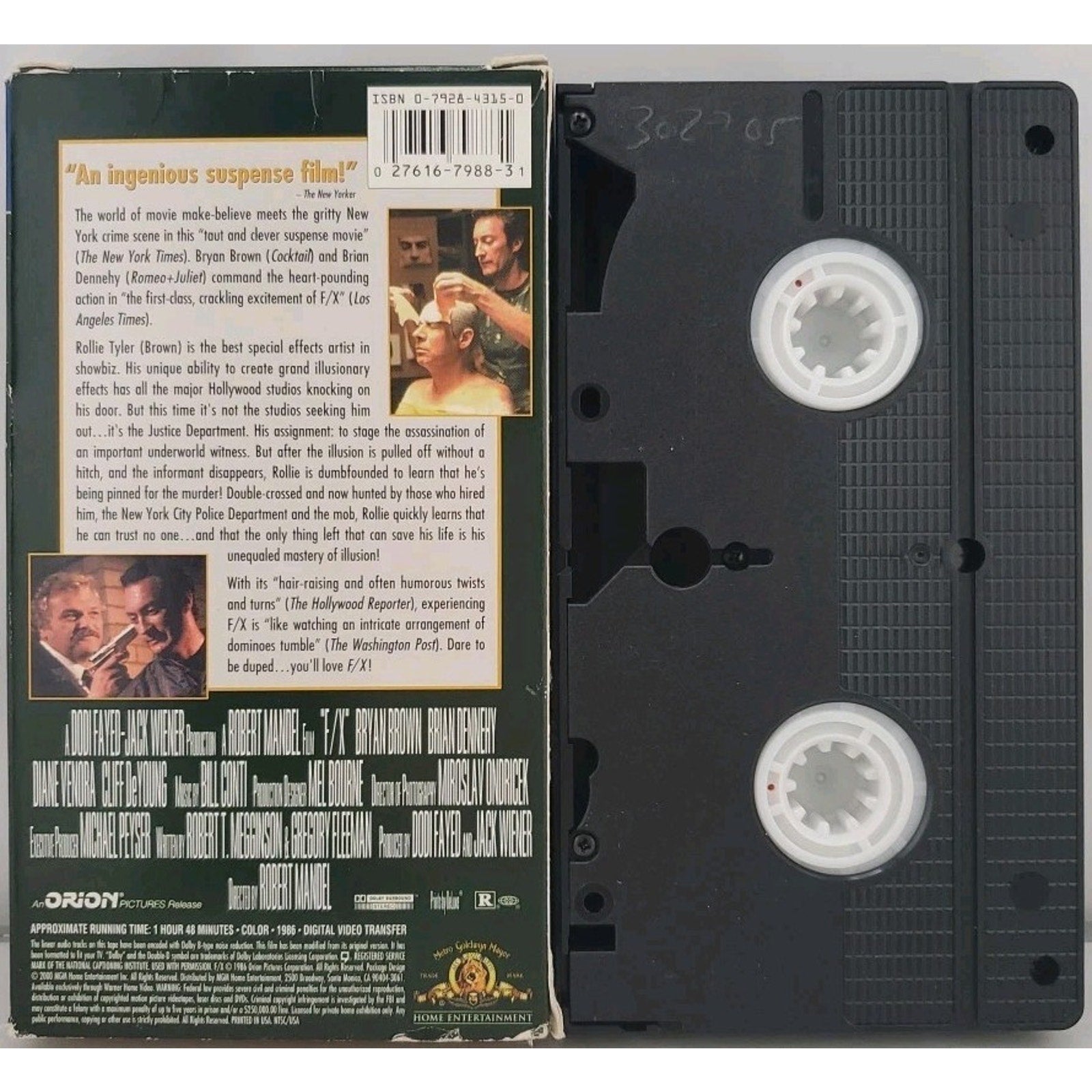 F/X (VHS, 2000, Movie Time)