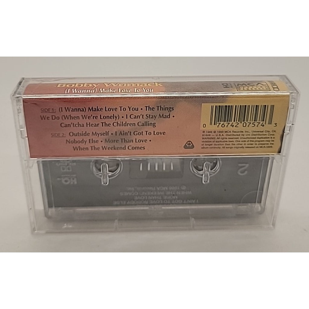 I Wanna Make Love to by Bobby Womack (Cassette, 1995) *Brand New*
