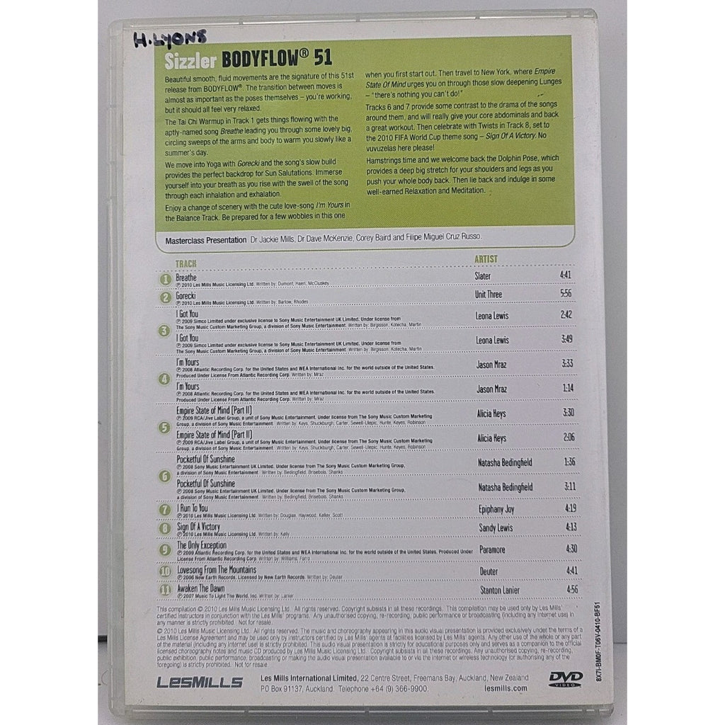Les Mills Body Flow DVD Release 51