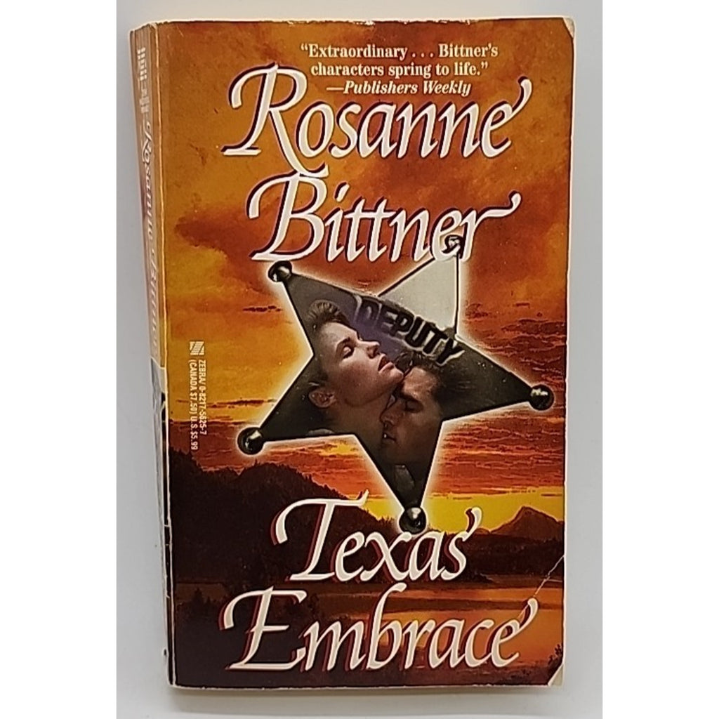 Texas Embrace by Rosanne Bittner (1997, Mass Market)