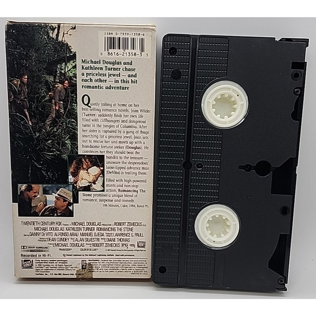 Romancing the Stone (VHS, 1984)