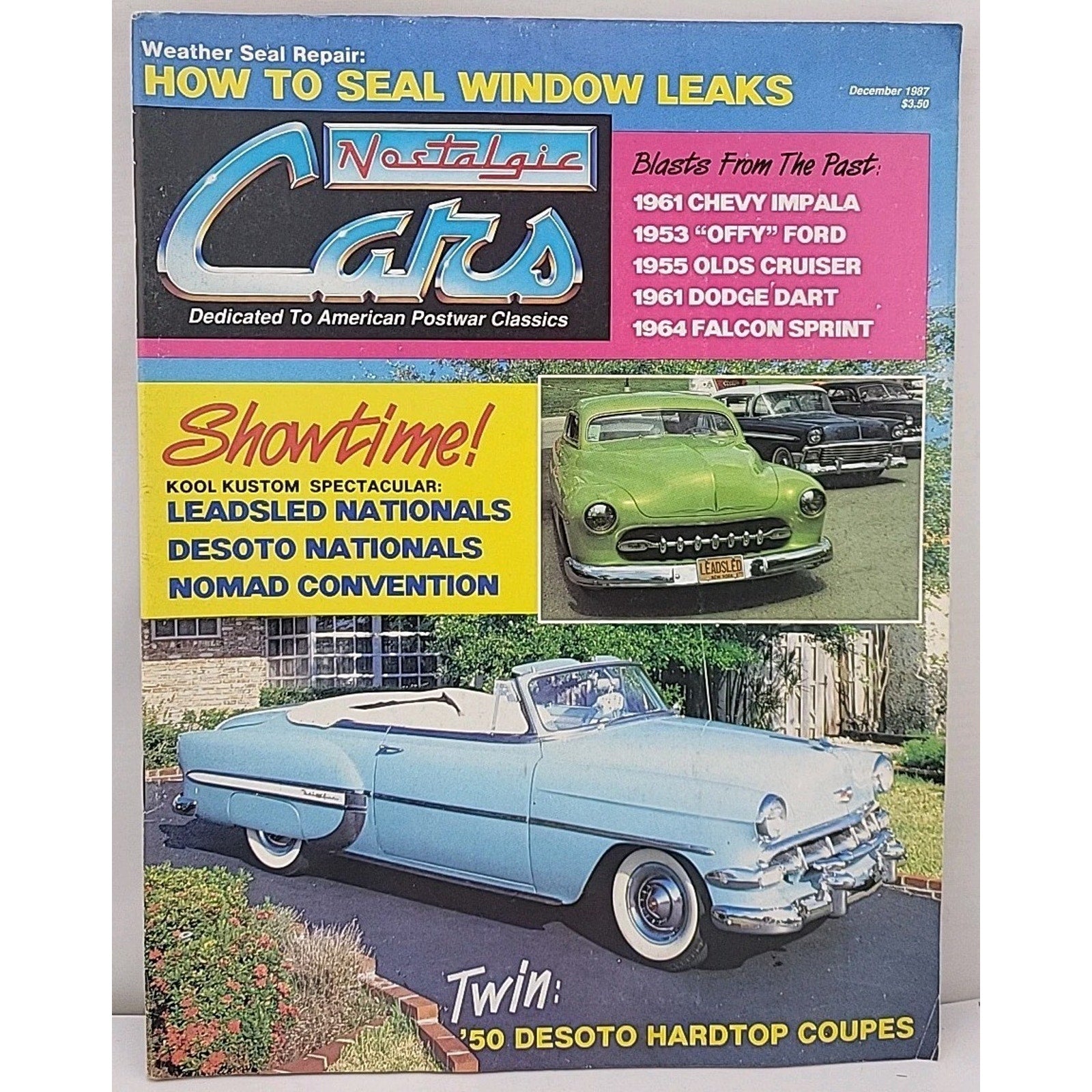 Nostalgic Cars Magazine December 1987