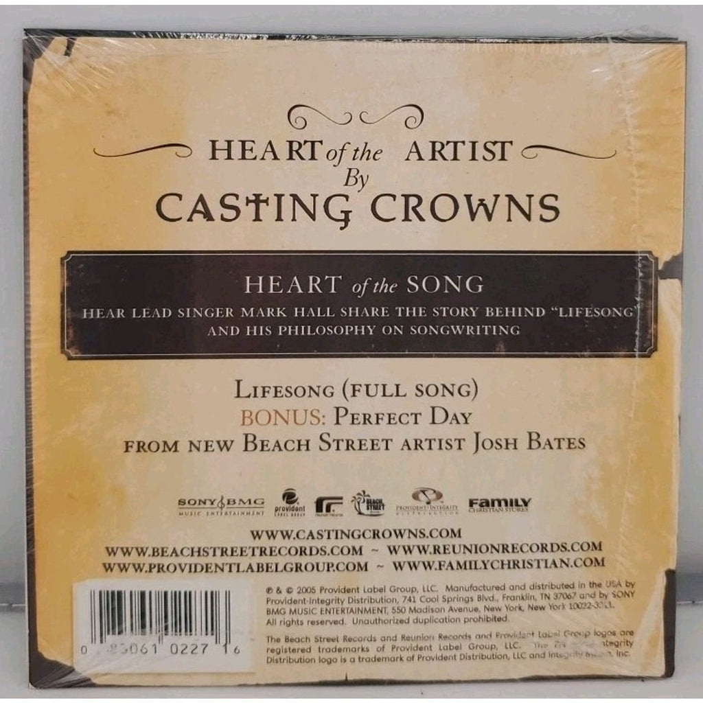 Casting Crowns : Heart of the Artist (CD) *Brand New*