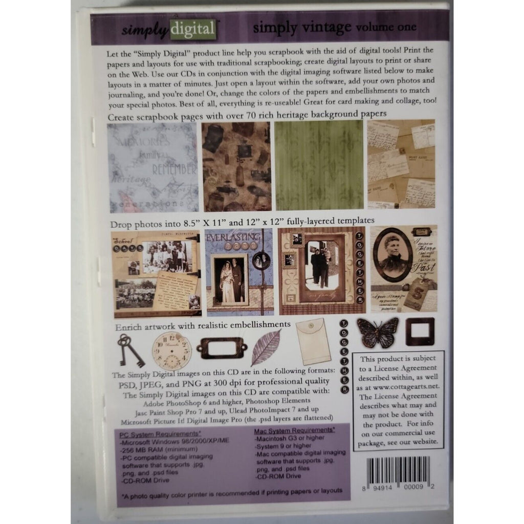 Simply Digital Simply Vintage Volume One (PC Software)