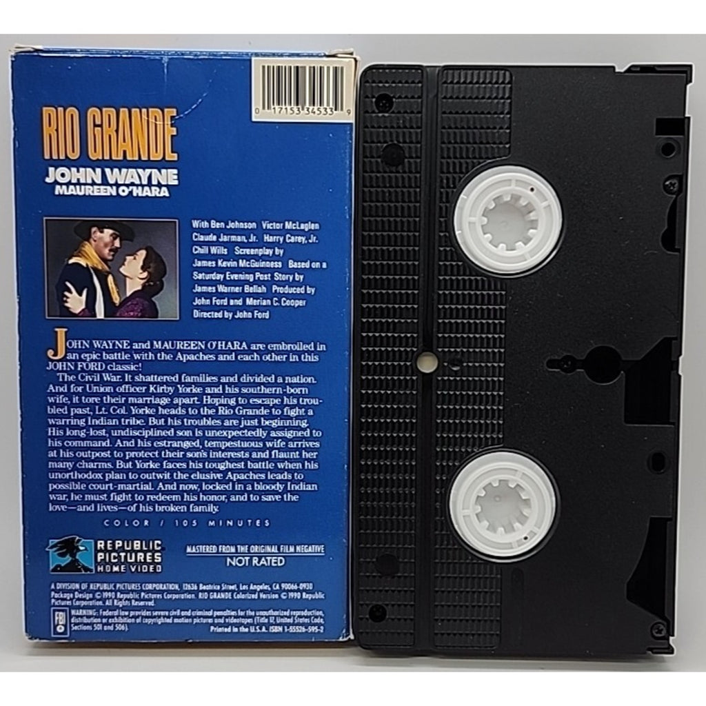 Rio Grande (VHS, 1994, Colorized Version)