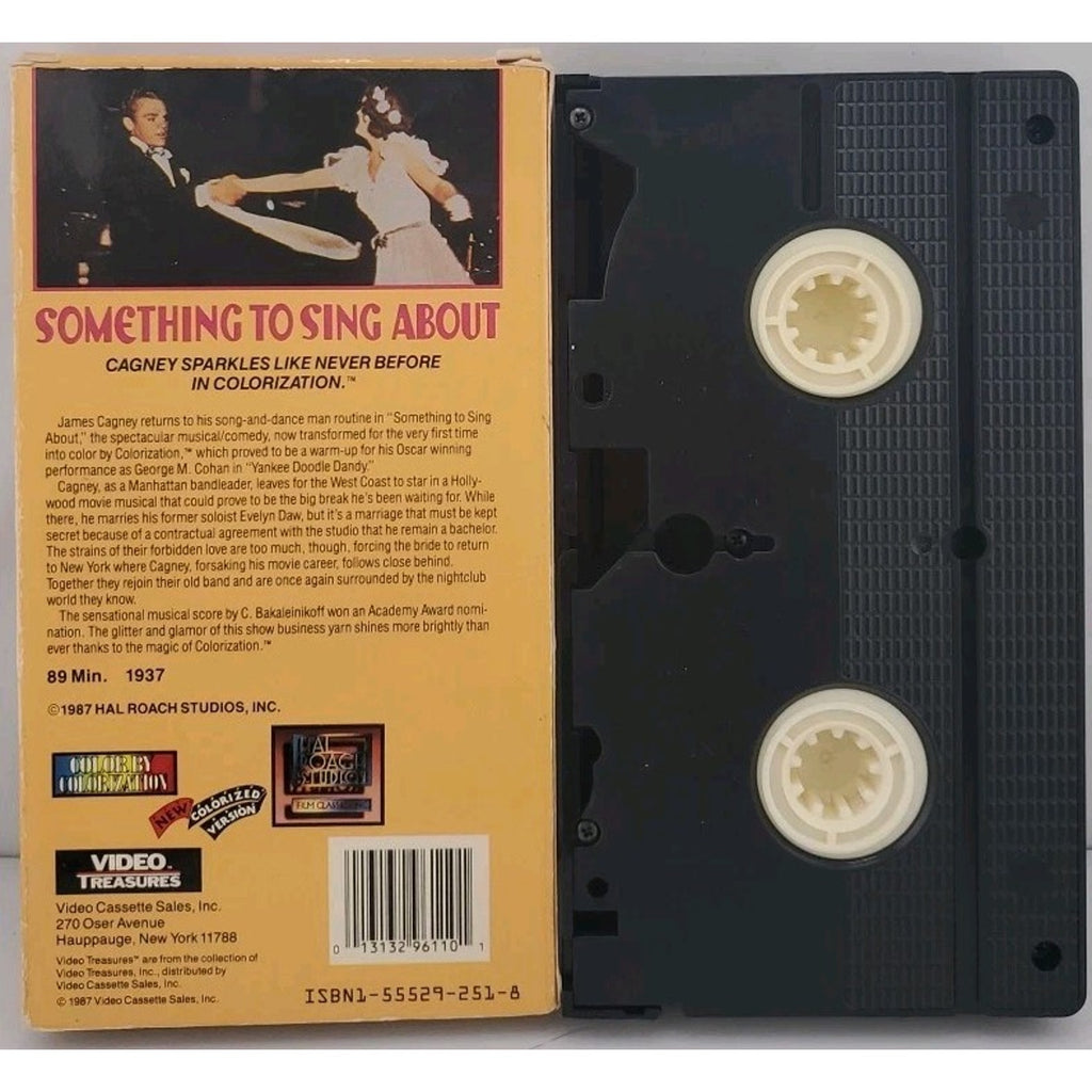 Something To Sing About New VHS 1937