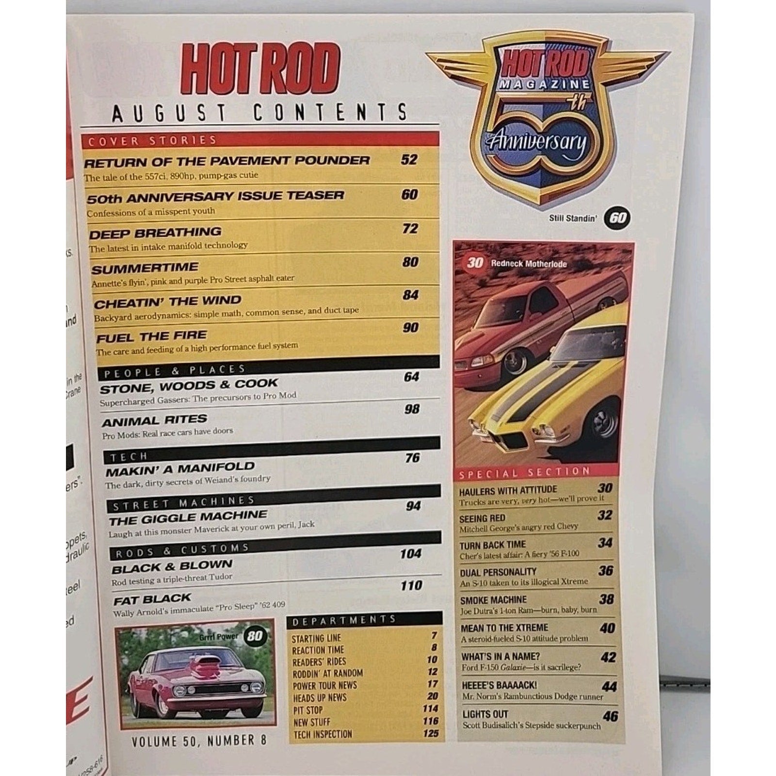 Hot Rod Magazine August 1997