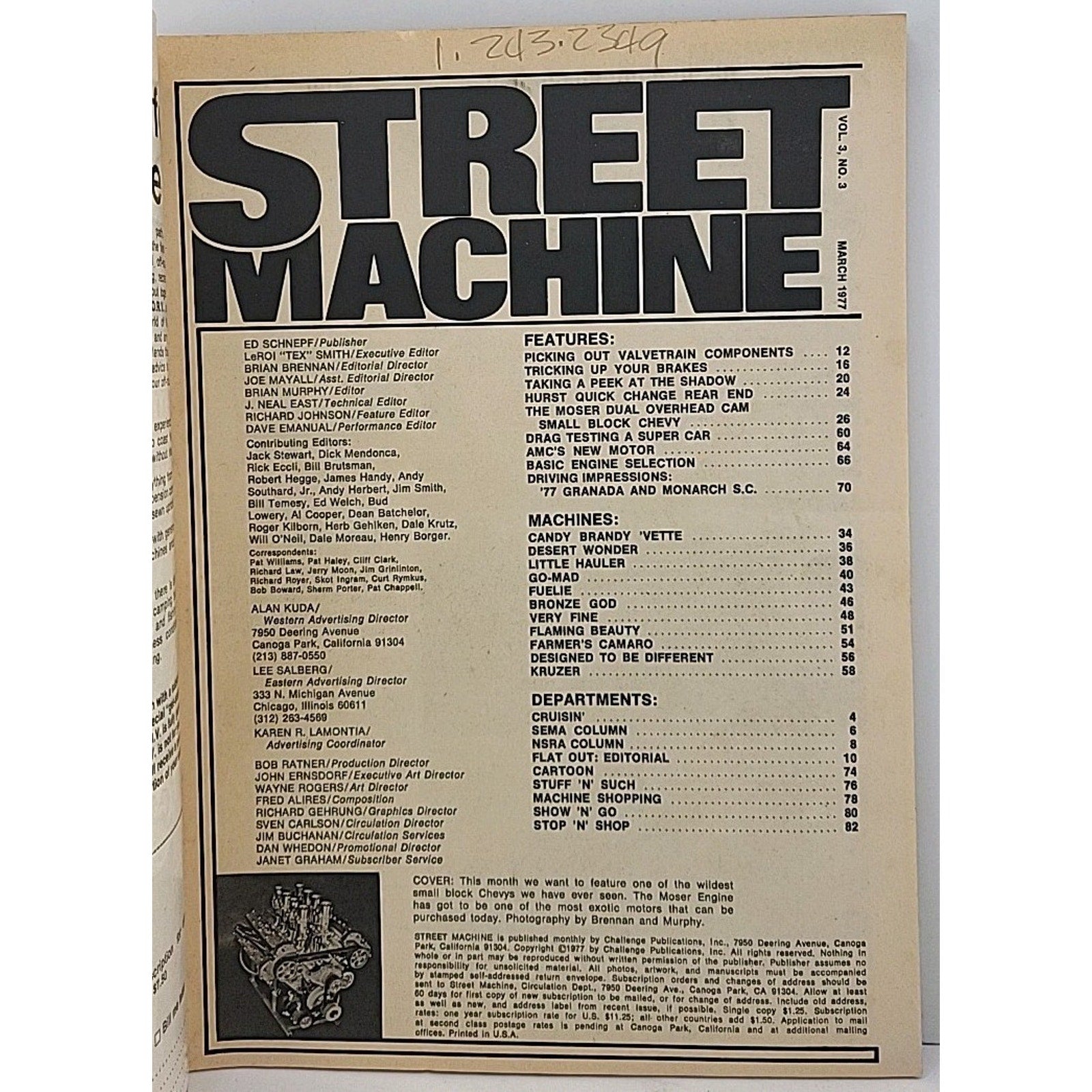 Street Machine Magazine - March 1977 - Vol. 3 No. 3