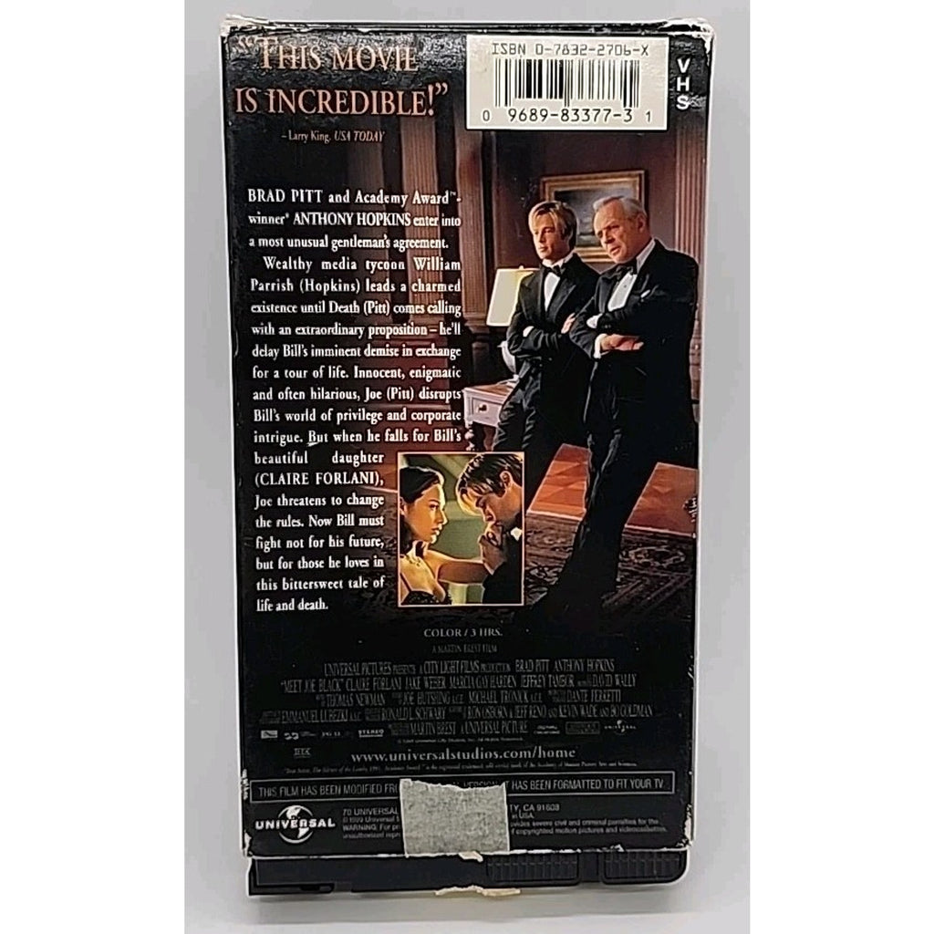 Meet Joe Black (VHS, 1999, Bonus Footage)