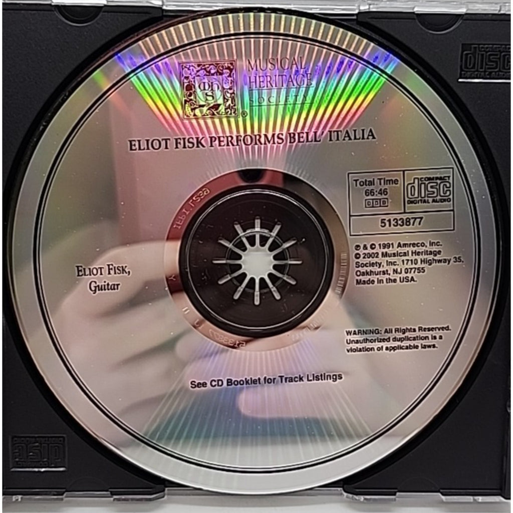 Bell'italia by Eliot Fisk (CD, 2003)