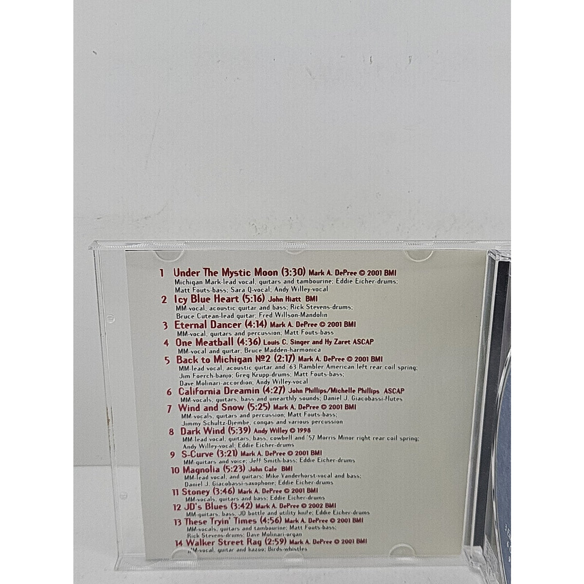 Under The Mystic Moon Michigan Mark Depree CD