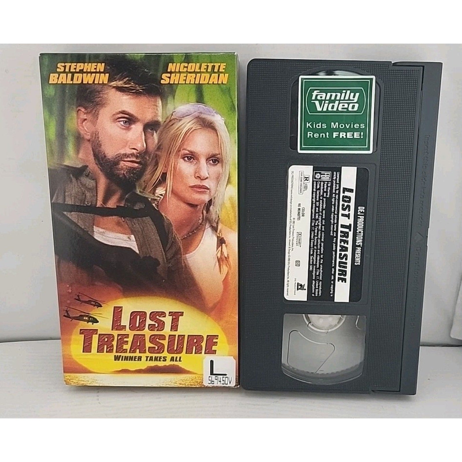 Lost Treasure (VHS, 2003)