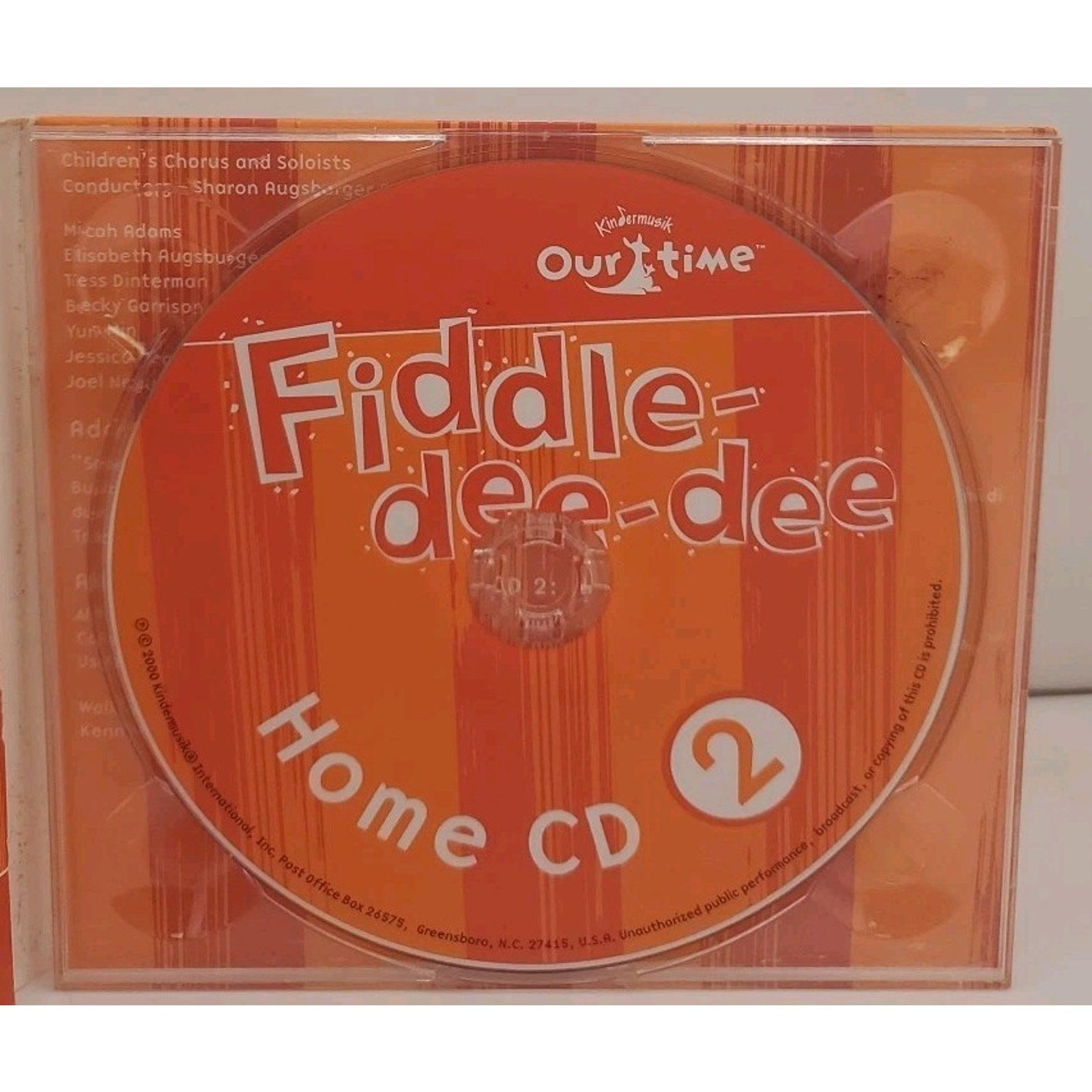 Kindermusik Our Time Fiddle Dee Dee Home 2 CD SET