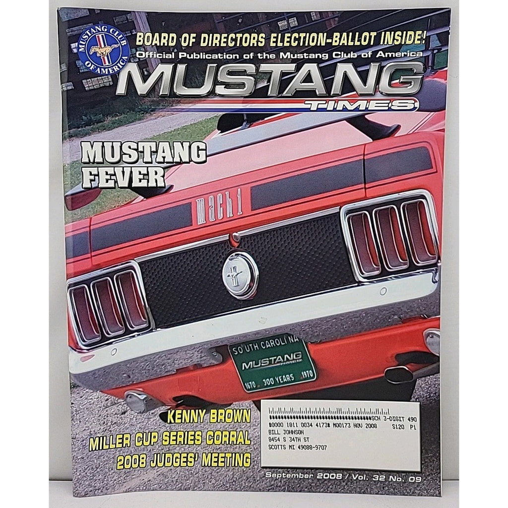 Mustang Times Magazine September 2008 Vol. 32 No. 9
