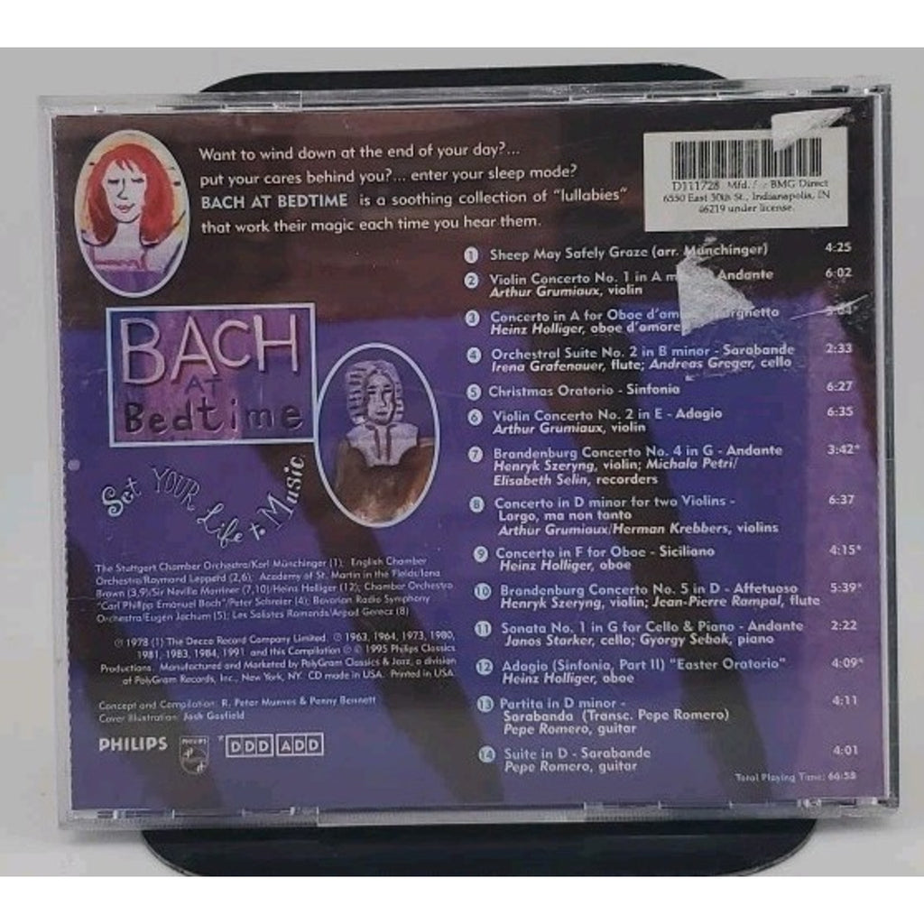 Bach At Bedtime by Various (CD, 1995)