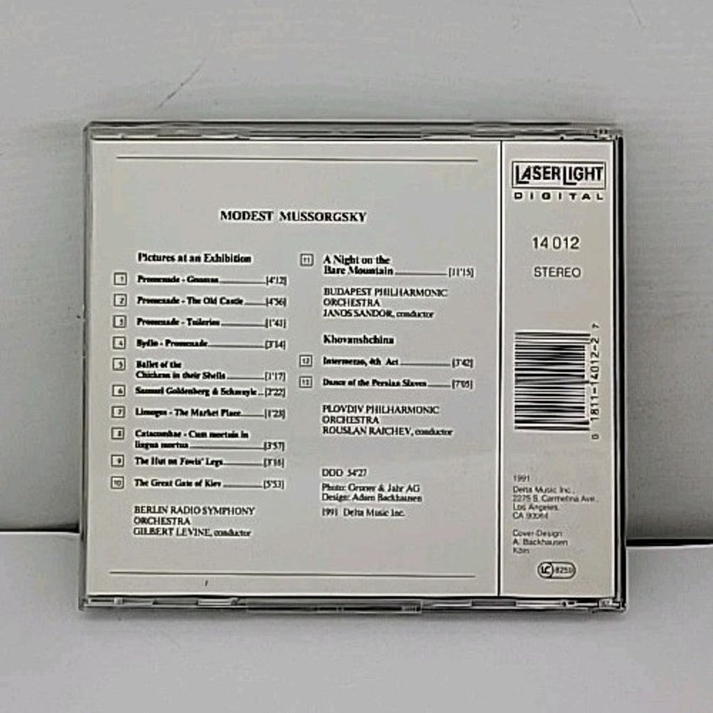 Pictures/Bald Mtn by M. Mussorgsky (CD, 1991)