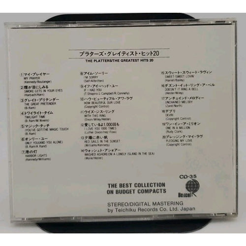 20 Greatest Hits The Platters CD