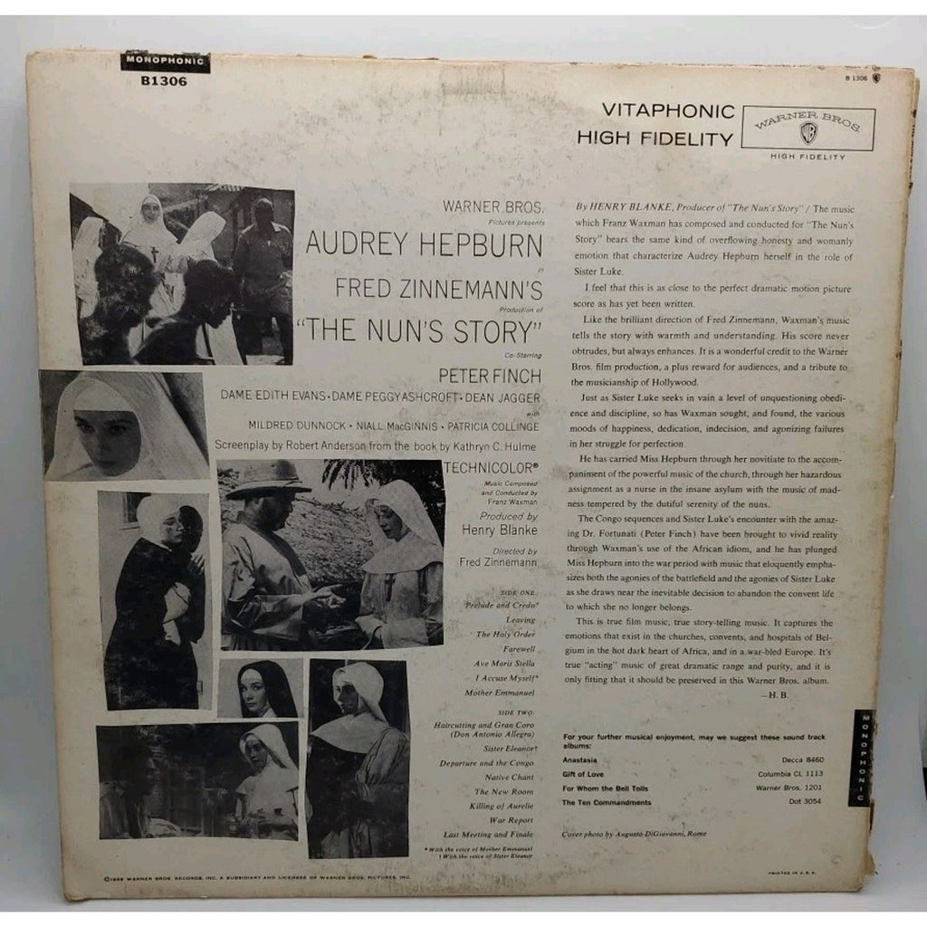 The Nun's Story Vinyl Record