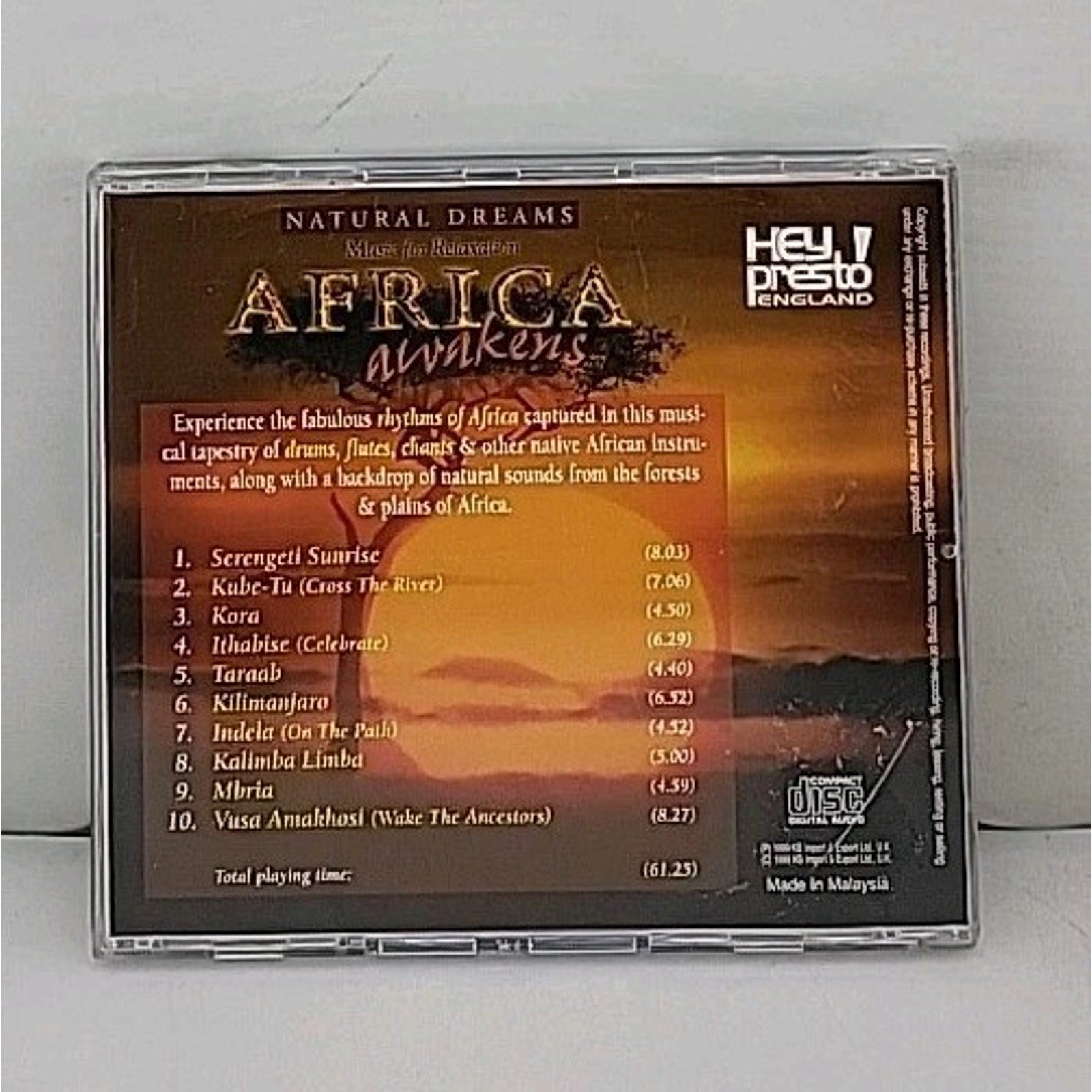 Natural Dreams: Africa Awakens (Music for Relaxation- Meditation) CD
