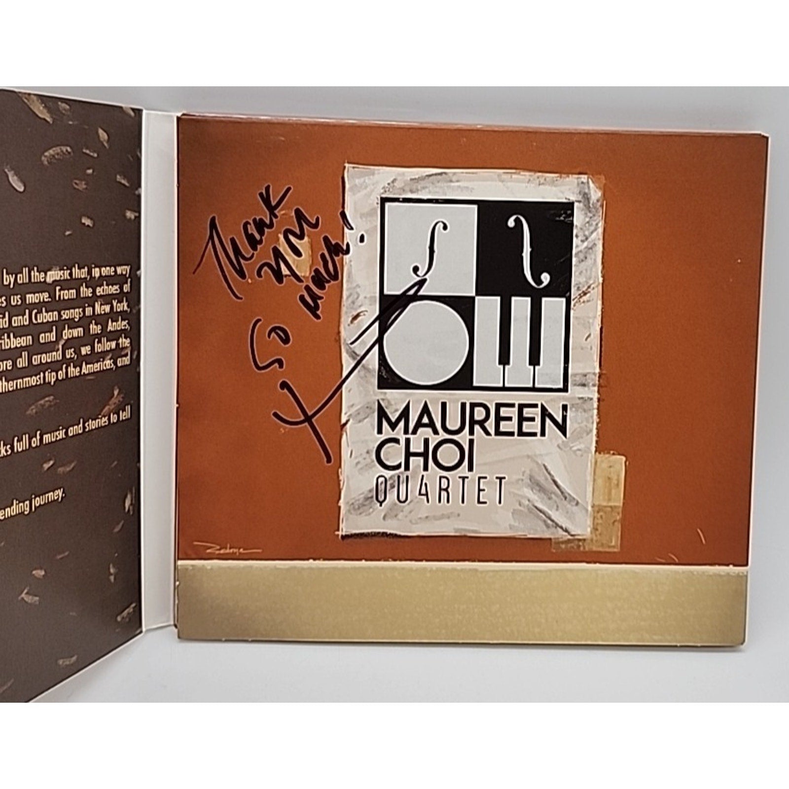 Ida Y Vuelta [Digipak] by Maureen Choi Quartet (CD, 2015, Barco) *Autographed*