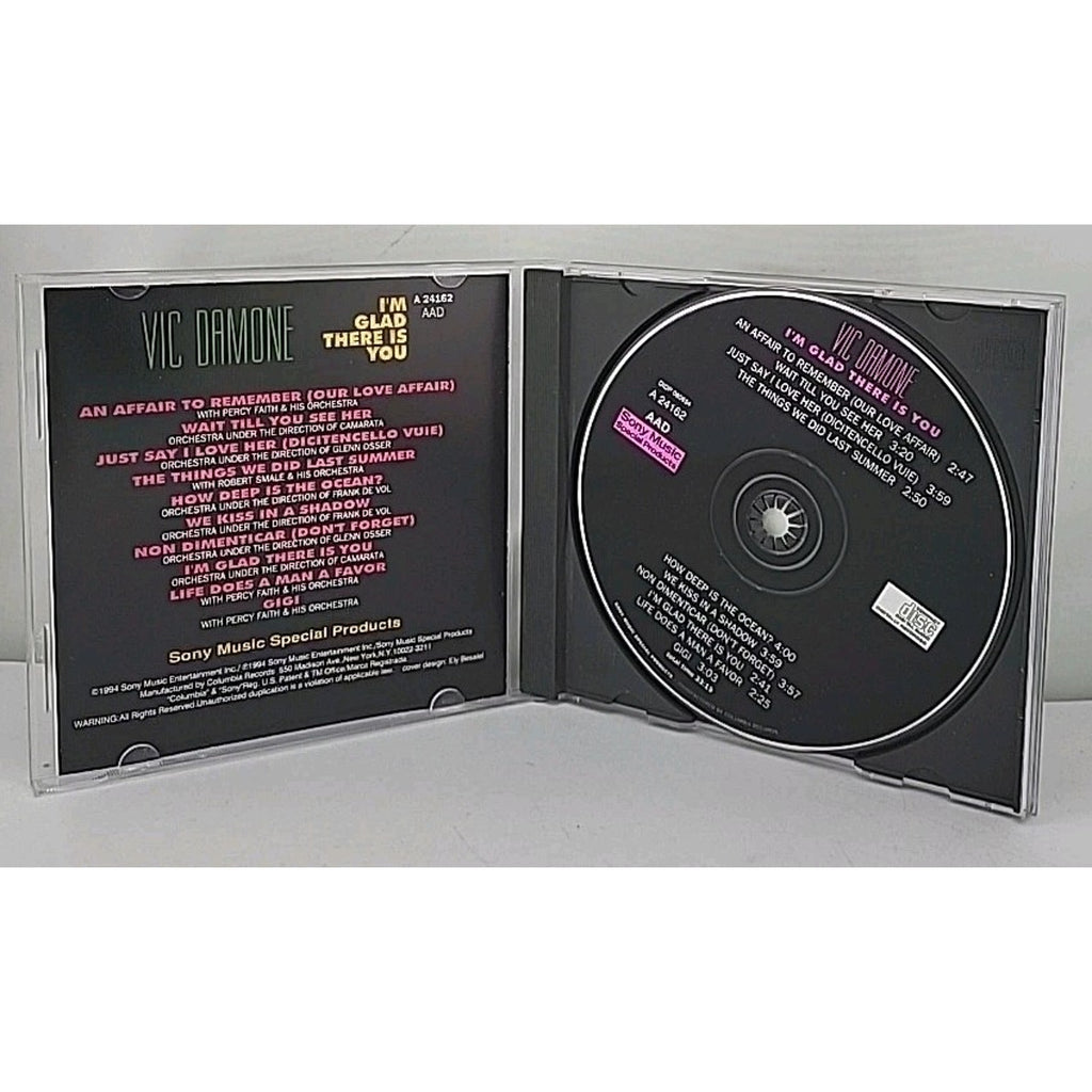 Damone, Vic : I'm Glad there Is You by Vic Damone (CD, 1995)