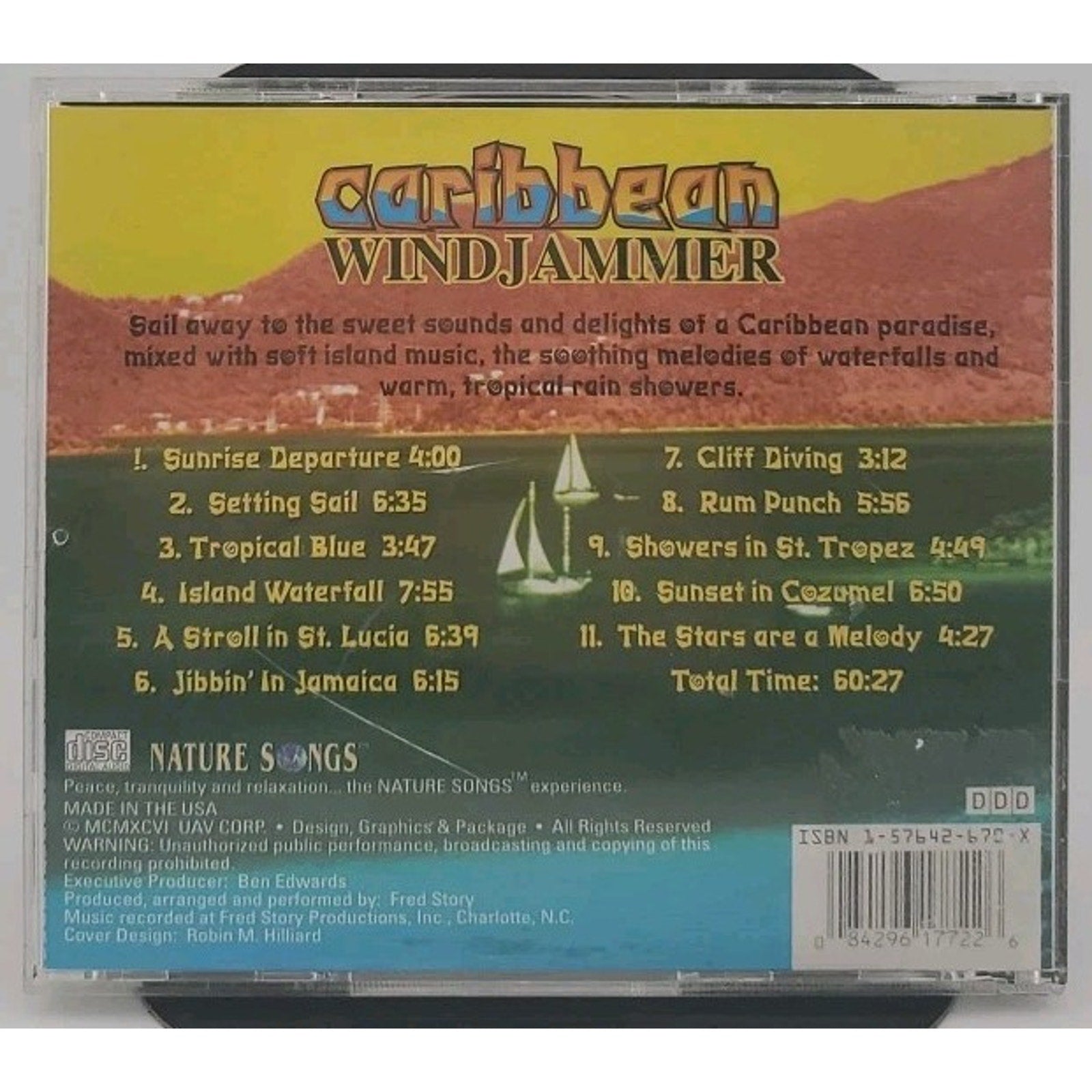 Nature Songs: Caribbean Windjammer by Fred Story (CD, 1996)
