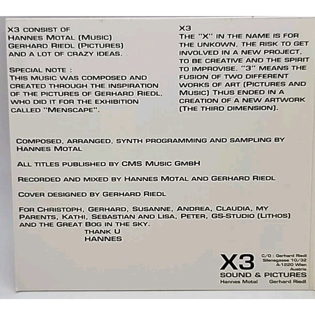 X3 Menscape (CD)