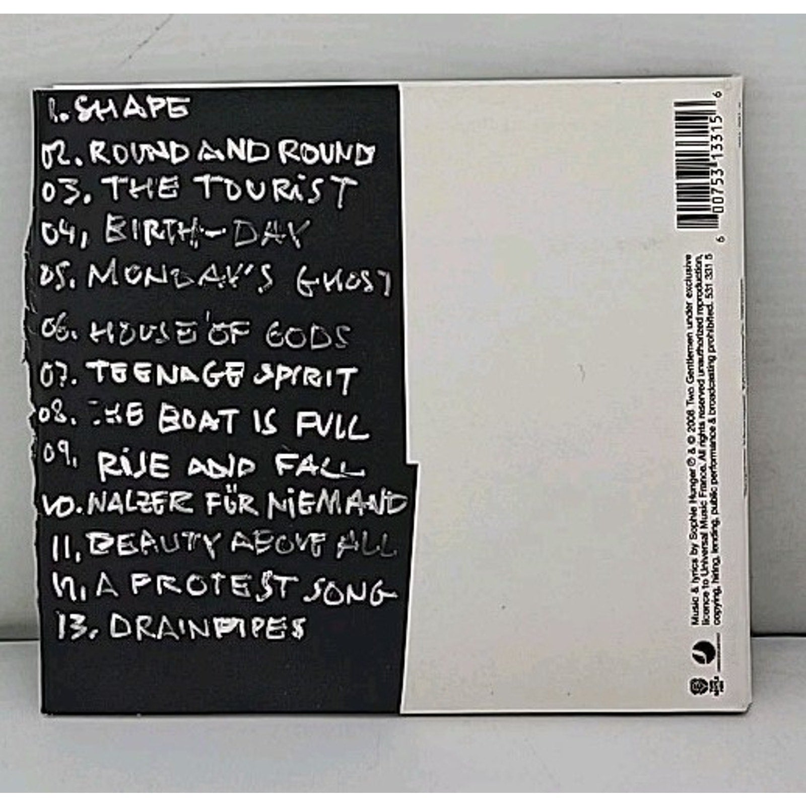 Mondays Ghost By Sophie Hunger CD