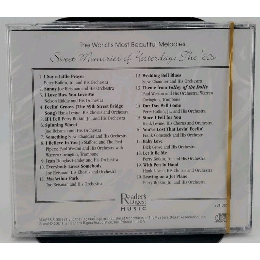 Sweet Memories Of Yesterday The 60S (CD, 2007, Readers Digest) *Brand New*