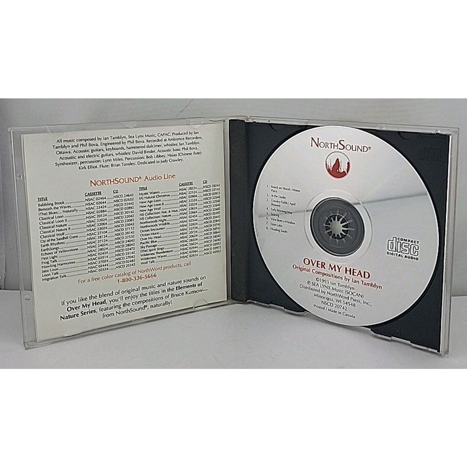 Ian Tamblyn - Over My Head CD 1993 NorthSound New Age Nature Sounds