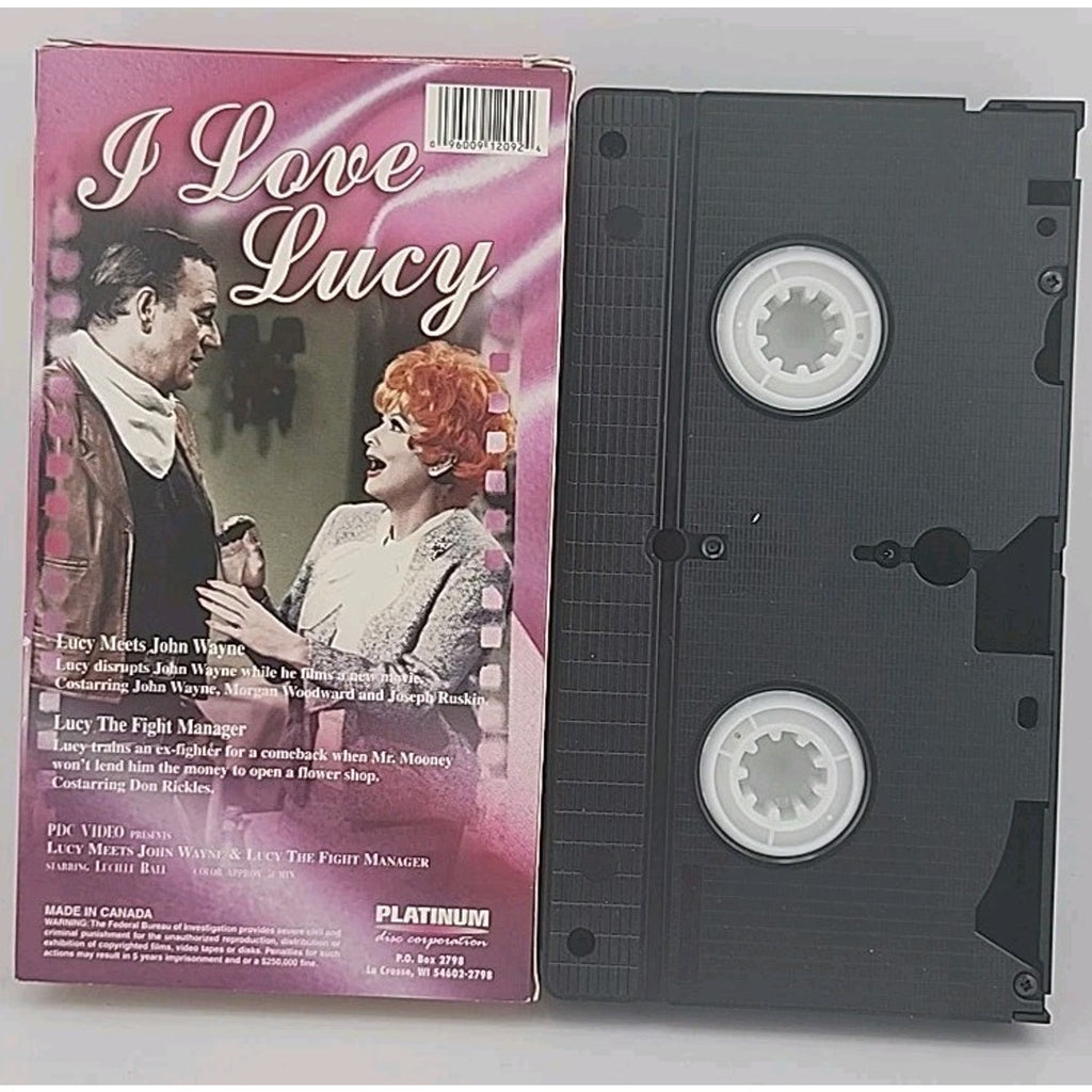 The Lucy Show - Lucy Meets John Wayne/Lucy the Fight Manager (VHS, 2000)