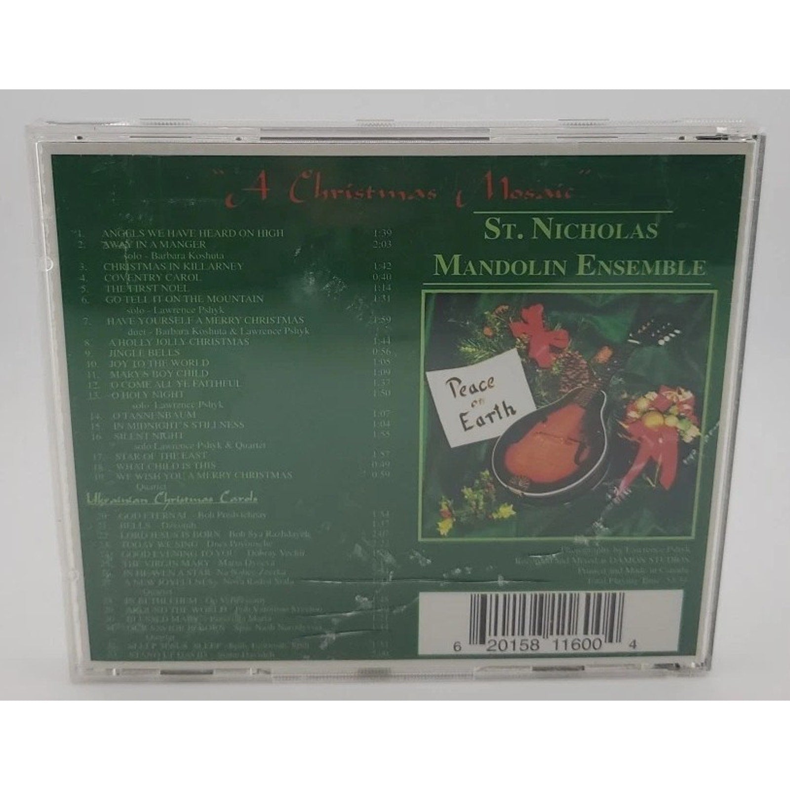 St. Nicholas Mandolin Ensemble A Christmas Mosaic (CD)
