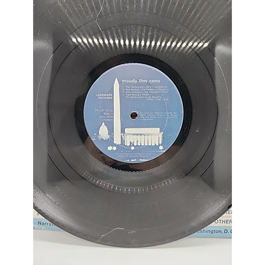 Proudly They Came to Honor America 2 Vinyl Record LP