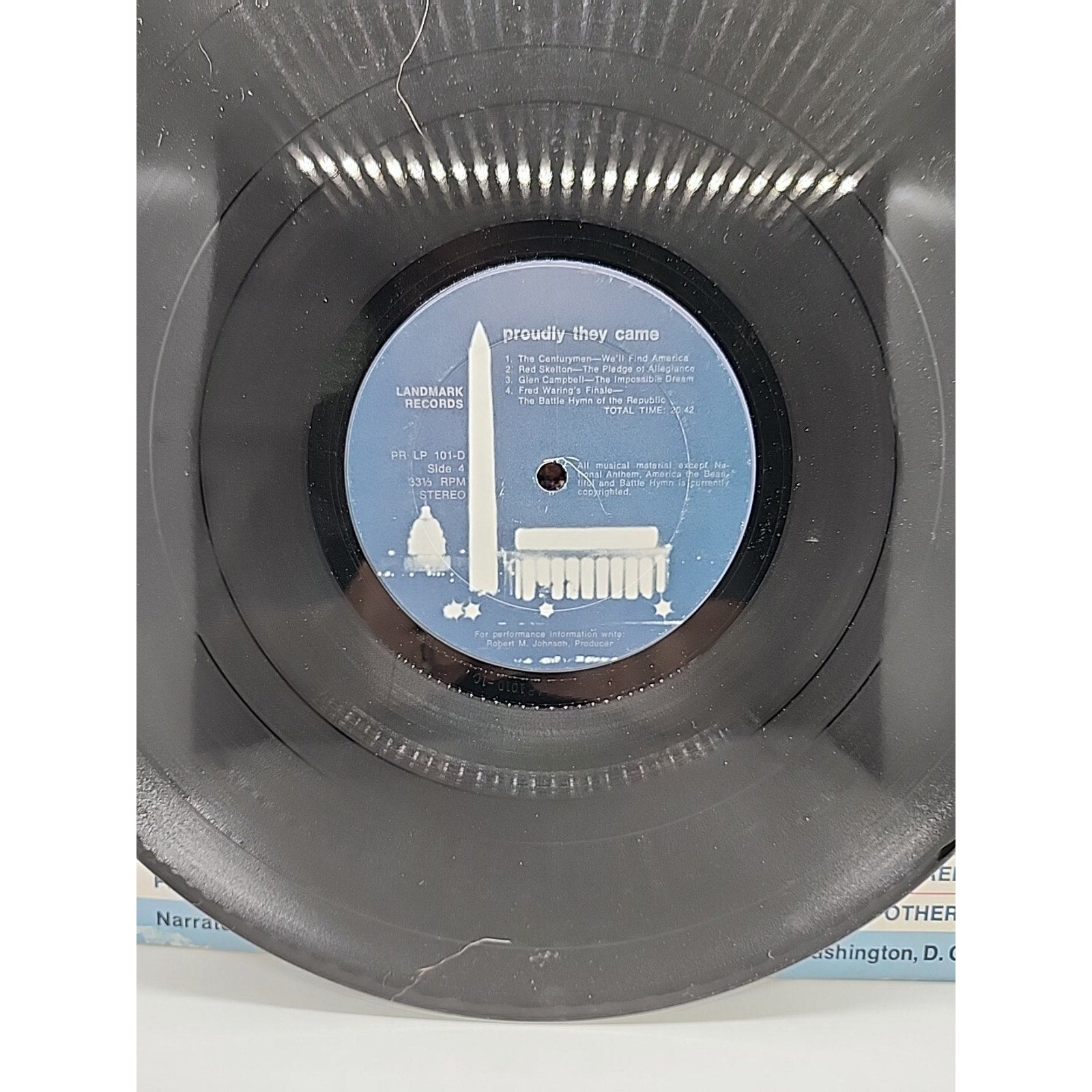 Proudly They Came to Honor America 2 Vinyl Record LP