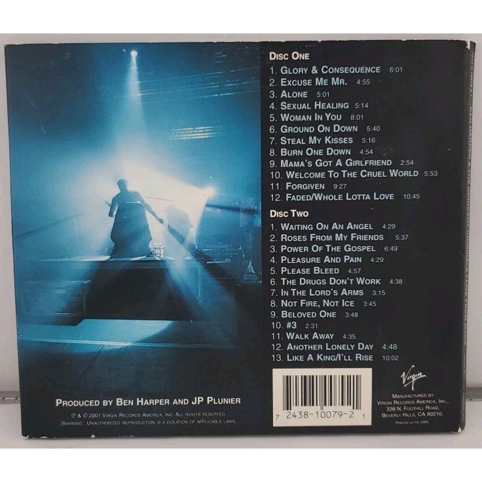 Live from Mars by Ben Harper (CD, 2001)
