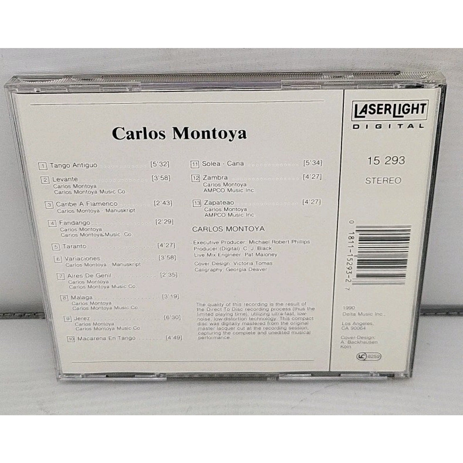 Flamenco Direct by Carlos Montoya (CD, 1990)