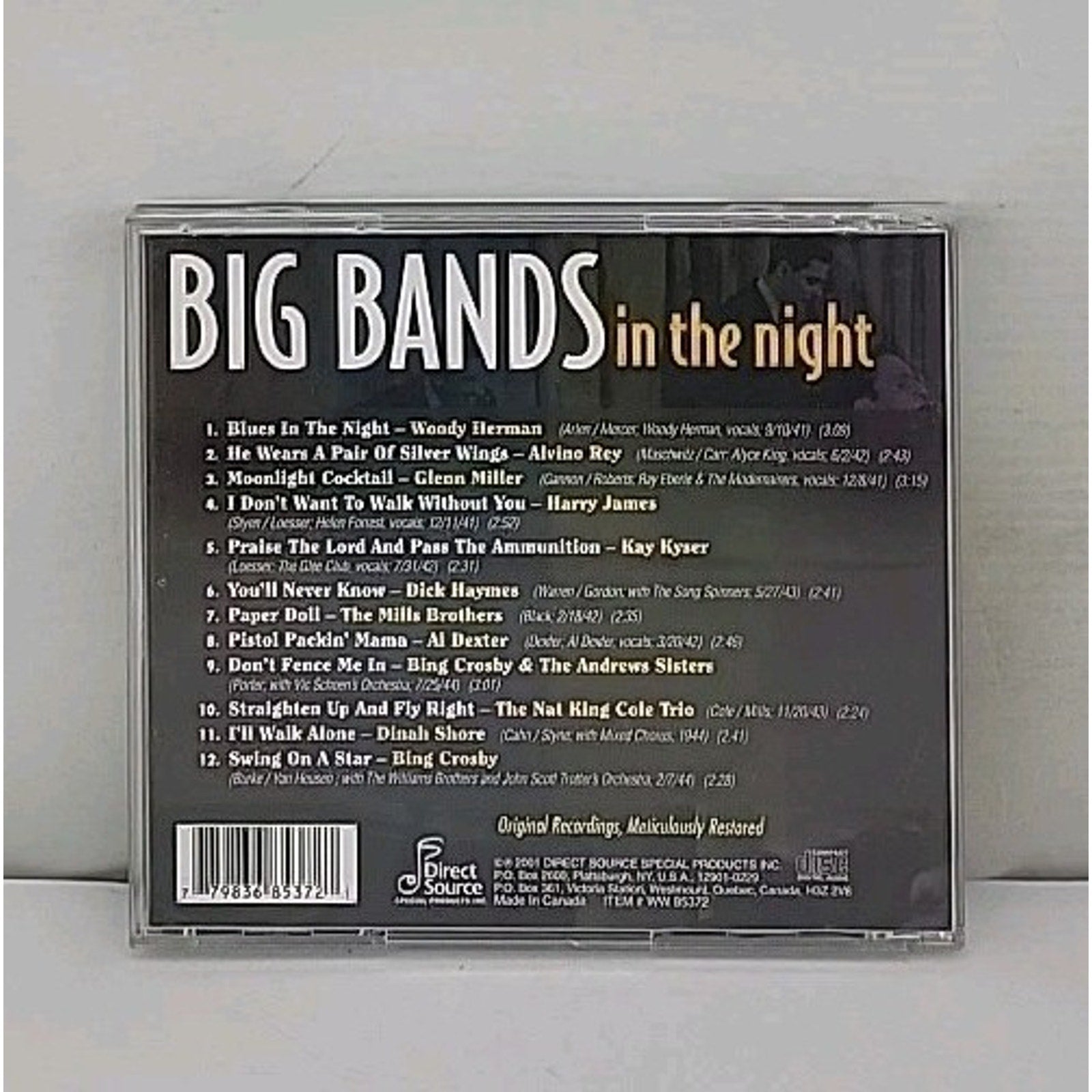 Big Bands in the Night by Various (CD, 2001)