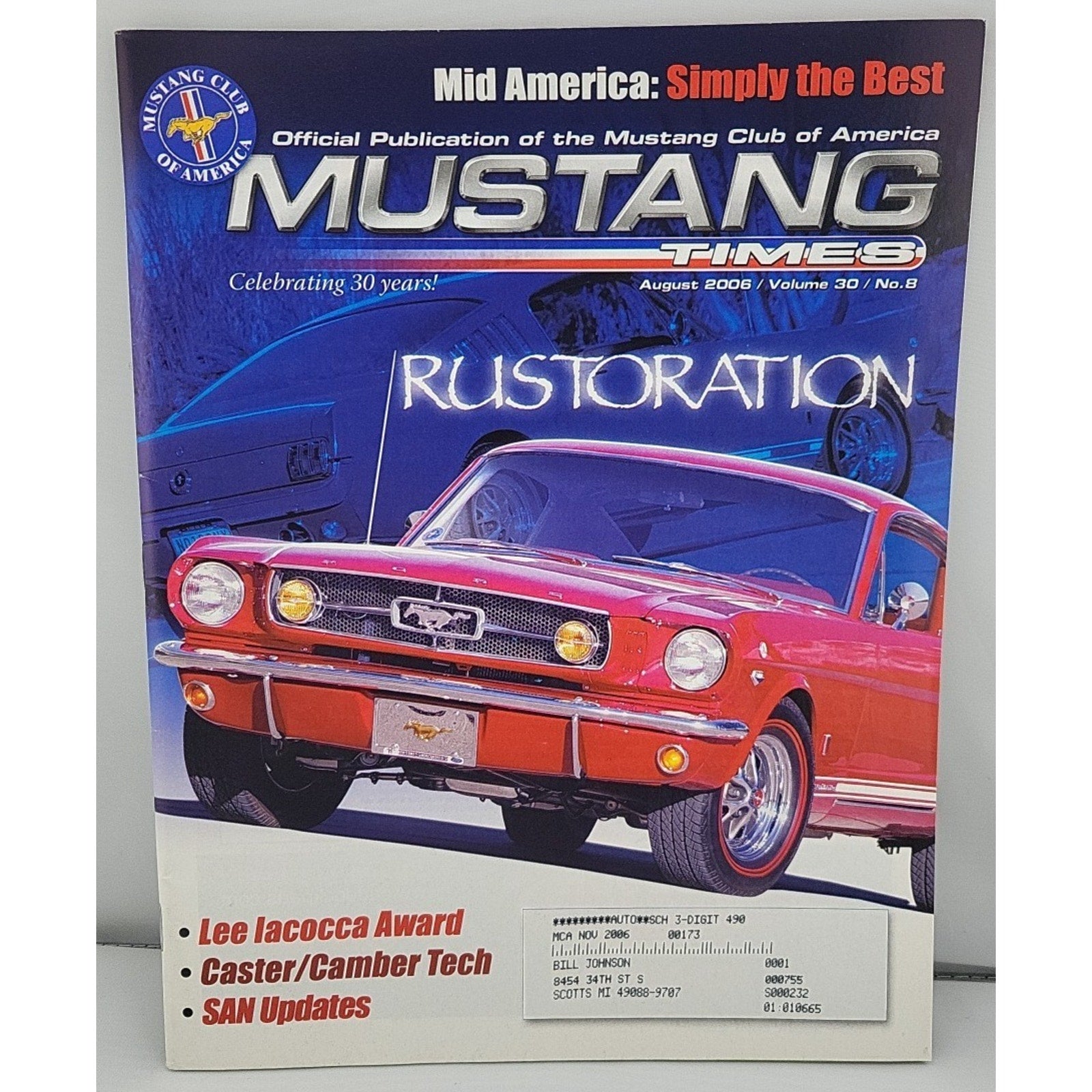 Mustang Times August 2006 Volume 30 #8