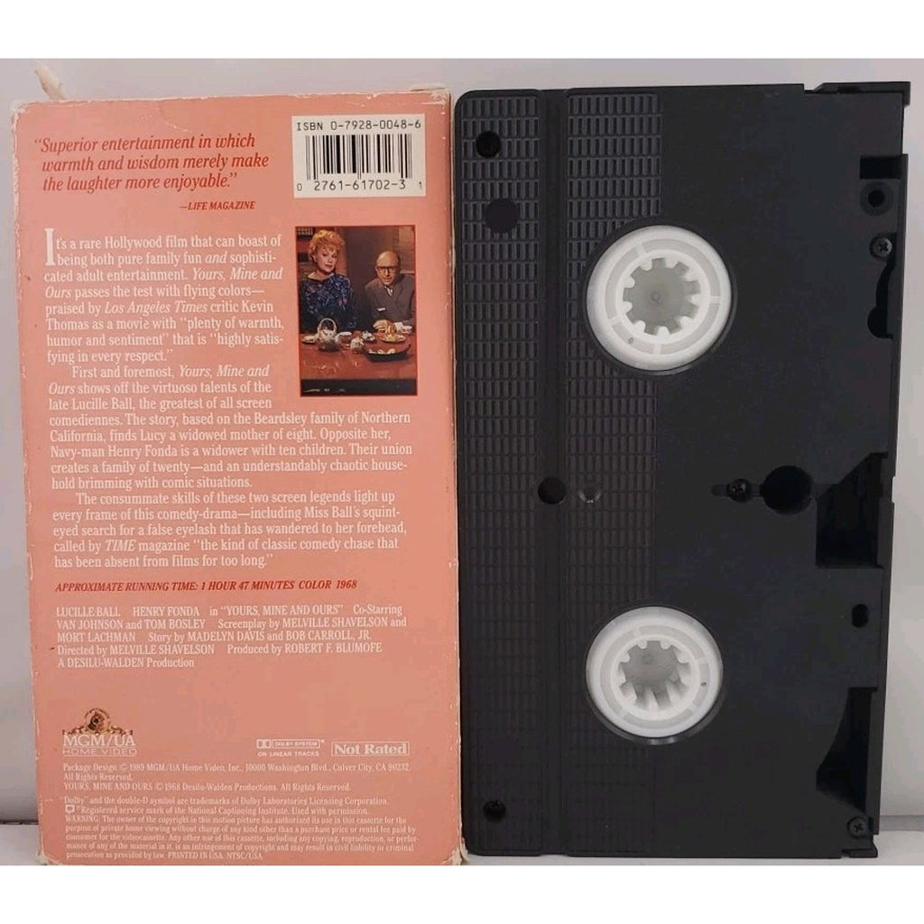 Yours, Mine and Ours (VHS, 1996)
