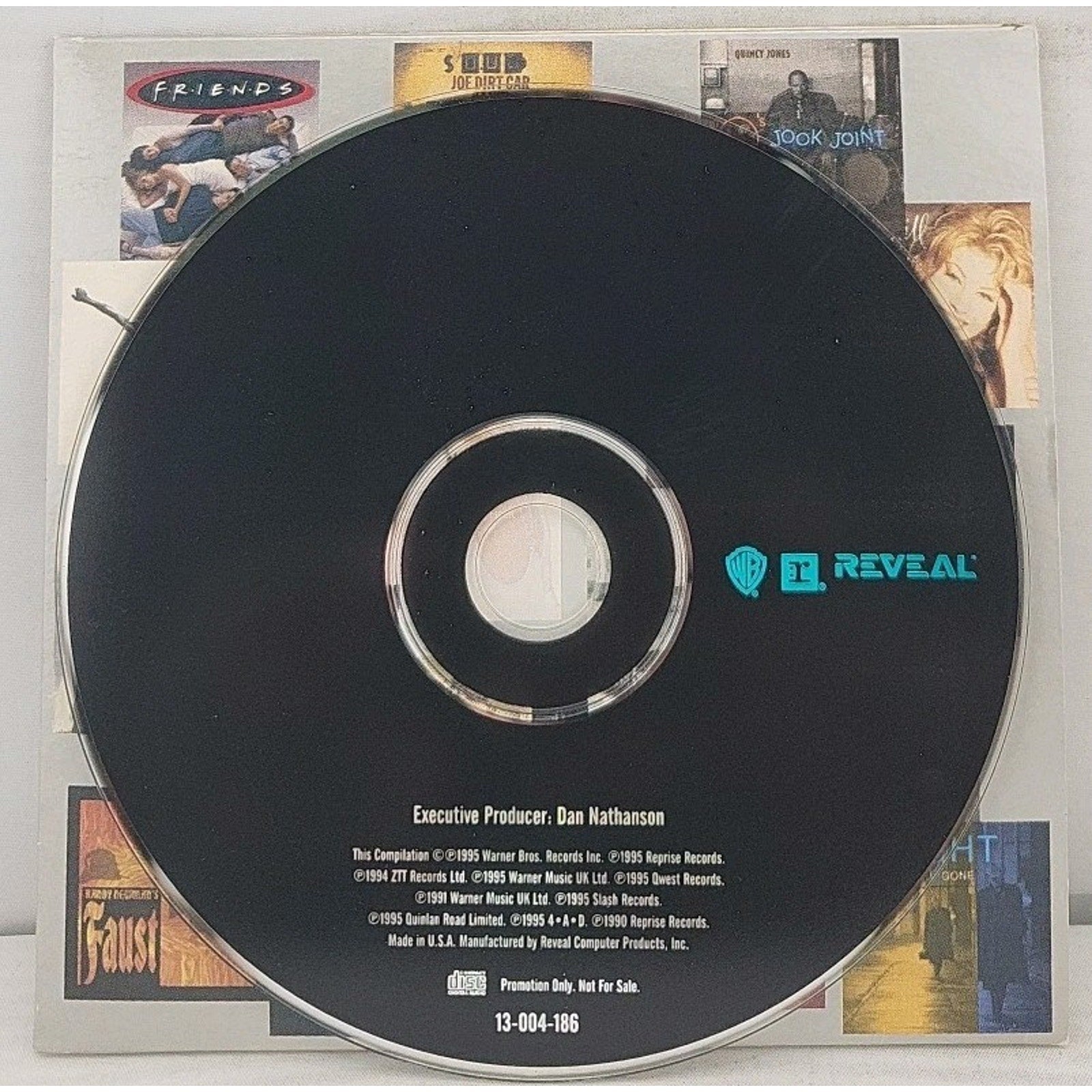 Warner Bros Reveal Sampler CD 1995 Reprise Records Various 90's Artists 20 songs