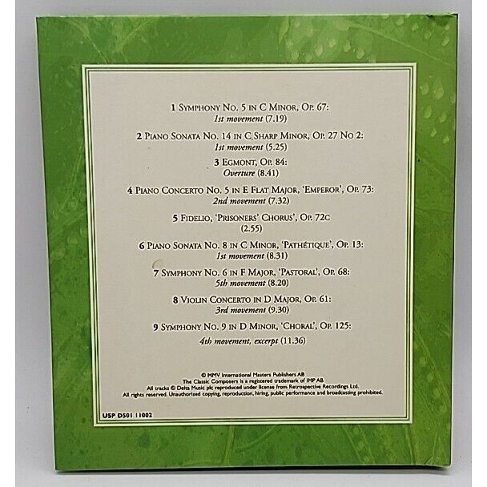The Classic Composers Beethoven The Spirit of Freedom CD - Early Romantic #1