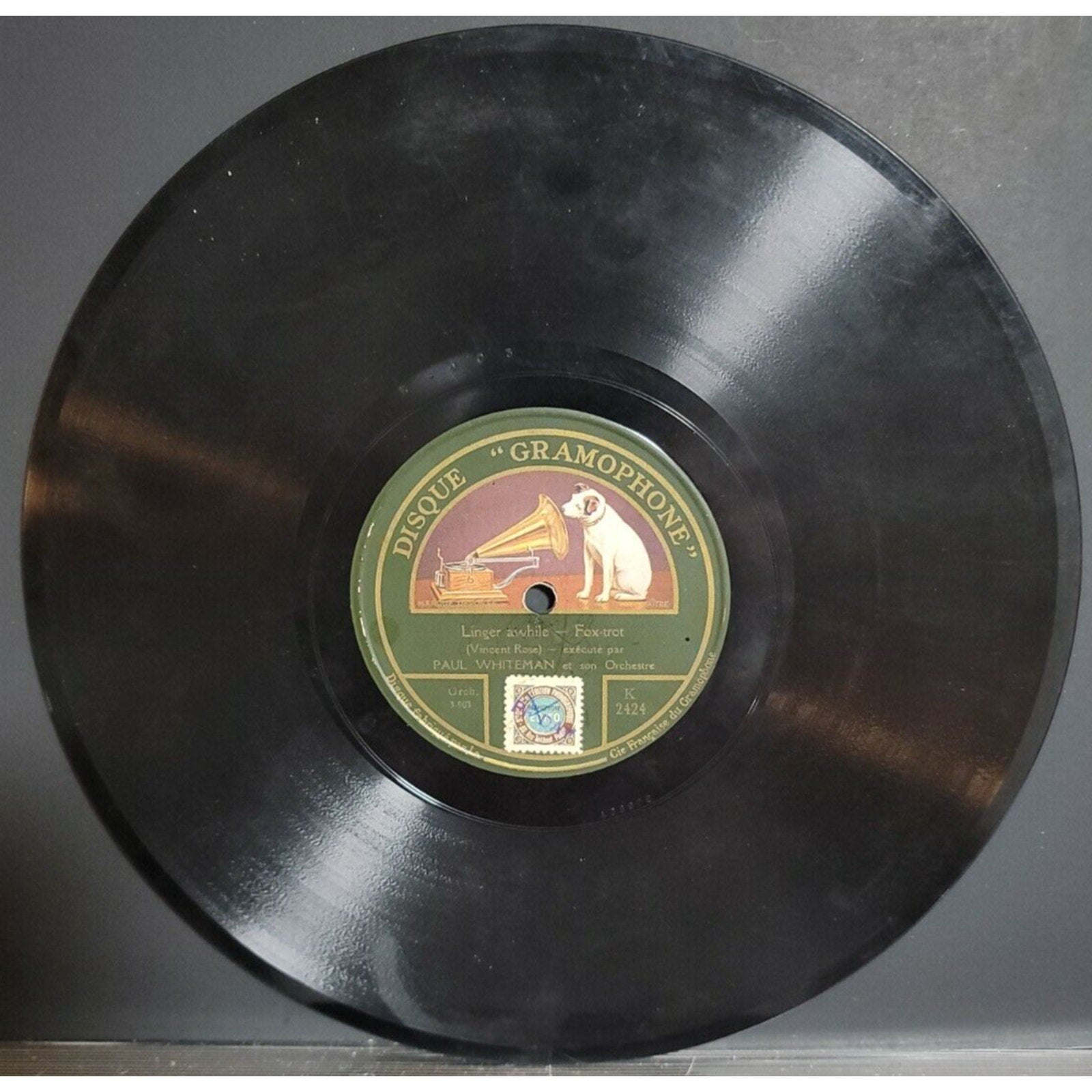 Linger Awhile / I Wonder Who's Dancing With You To Night - Fox-trot - Gramophone