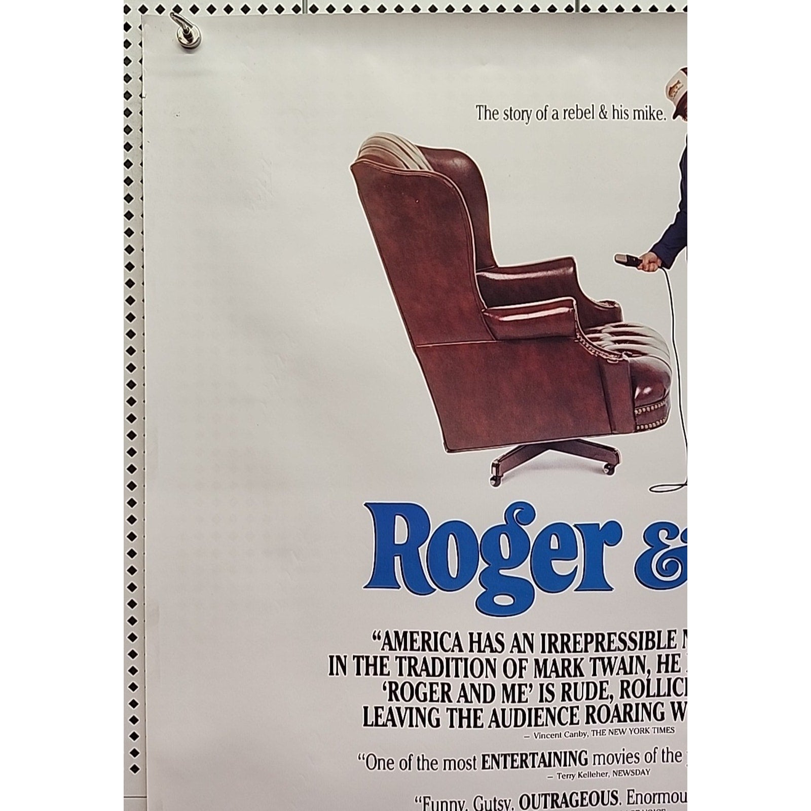 Roger And Me Original Theatrical Movie Poster Michael Moore 40x27