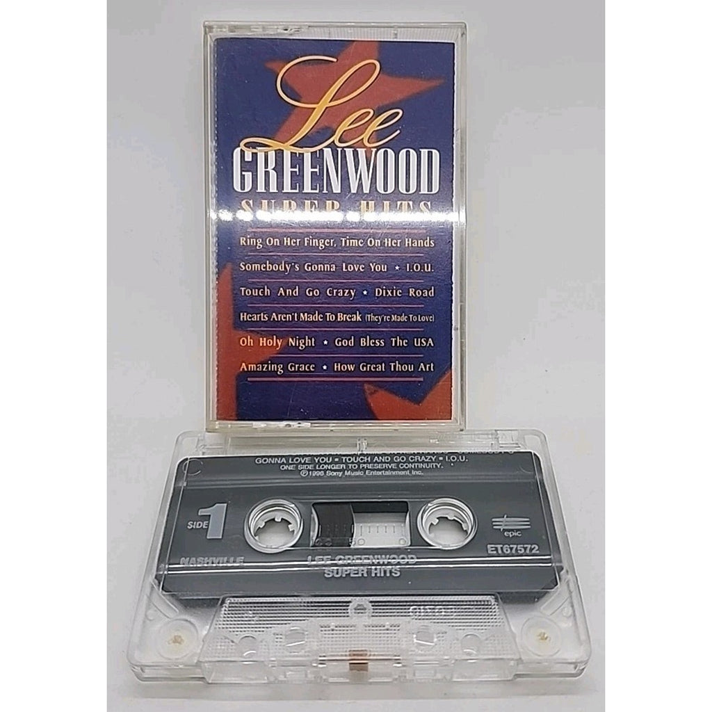 Super Hits by Lee Greenwood (Cassette, Mar-1996, Sony Music Distribution (USA))