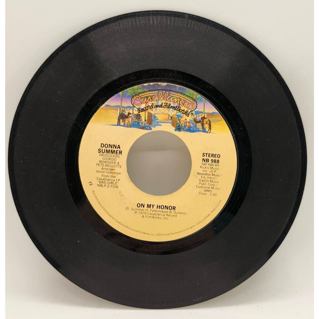 On My Honor / Bad Girls By Donna Summer (Record) - NB 988
