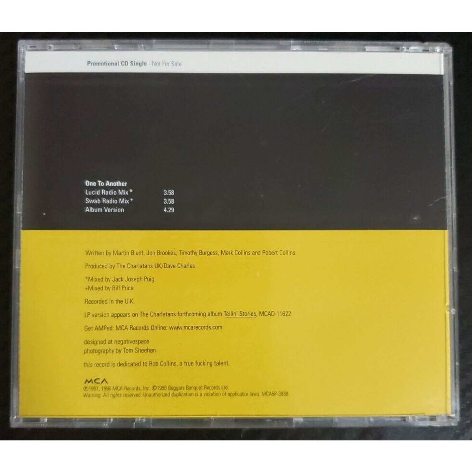 The Charlatans UK One To Another (CD)